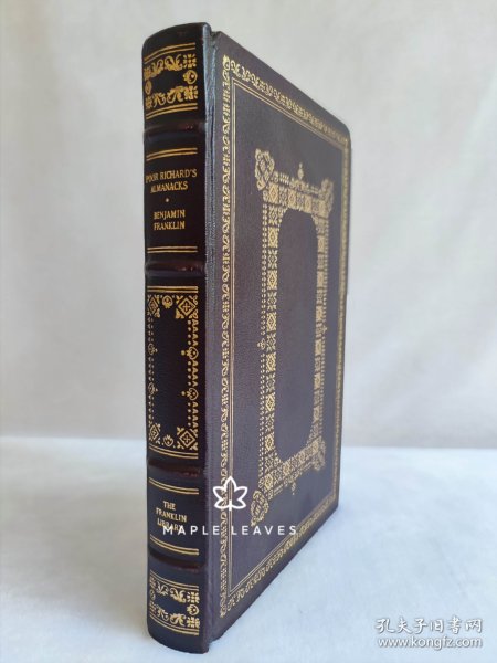 限量版 Poor Richard's Almanacks for 1733-1758 美国国父本杰明富兰克林 穷理查年鉴 Franklin Library  瑕疵见图 有些压痕