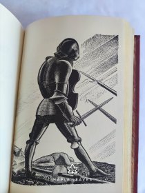 Greatest Histories of William Shakespeare 莎士比亚历史剧 Rockwell Kent 洛克威尔·肯特插图 (Oxford Library of the World's Greatest Books) Oxford University Press/ Franklin Library 磨损、压痕见图