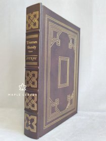 真皮收藏版 The Life and Opinions of Tristram Shandy, Gentleman (Easton Press 100 Greatest Books Ever Written) 项狄传  劳伦斯·斯特恩 竹节书脊 三面刷金 绅士特里斯舛·项狄的生平与见解  《项狄传》是18世纪1部异乎寻常的实验小说，同时也是英国小说艺术史上一座引人注目的里程碑。