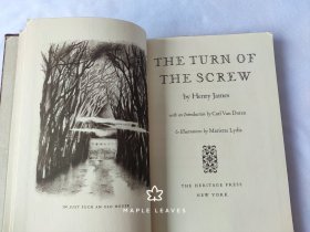 亨利·詹姆斯 The Turn of the Screw 螺丝在拧紧 Heritage Press 1949年 瑕疵见图