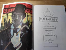 莫泊桑 漂亮朋友  Bel-Ami by Maupassant -- 莫泊桑 漂亮朋友 Heritage Press 精美插图