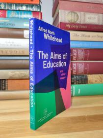 The aims of education and other essays 阿弗烈·诺夫·怀海德的文集 教育的目的 内衬页连接处开胶，见图