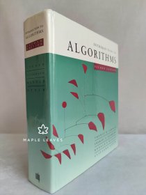 Introduction to Algorithms 算法导论 英文原版 - Thomas H. Cormen （瑕疵见图 内页间有几处开胶 有点笔记划线 有点水渍 ）