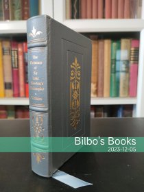 诺贝尔物理学奖得主 夸克之父默里·盖尔曼 Murray Gell-Mann 藏书 伏尔泰 The Elements of Sir Isaac Newton's Philosophy 1995年 牛顿哲学原理 会员定制 真皮精装 书口刷金 竹节书脊 有压痕 见图