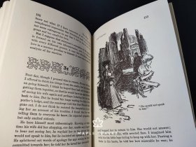 毛姆 The Moon And Sixpence 月亮与六便士 高更插图  Easton Press 真皮收藏版 竹节书脊 绸带书签