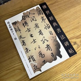 赵孟頫兰亭十三跋 传世经典书法碑帖117 赵孟頫赵体行书原大碑帖 毛笔书法字帖