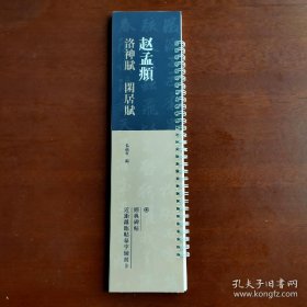 经典碑帖近距离临帖摹字练习卡 赵孟頫洛神赋闲居赋