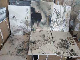 大家丹青全套6册 任伯年/石涛/徐渭/陈淳/蒲华/张大千画集 国画临摹画册页 山水画写意花鸟画精品鉴赏名家大师名画临习欣赏范本
