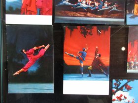 罕见一九七一年老明信片英文版《革命现代舞剧红色娘子军》共16张、一套全、1971年第一版-尊B-2（7788）