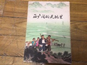 十七年红色文学作品，在广阔的天地里，1965年8月1印，书少见，