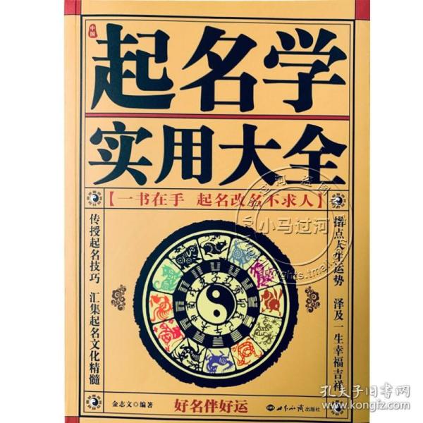 正版《中国起名学实用大全》姓名学命理五行四柱数理三才 取名好名字