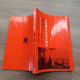 北京美术活动大事记 （1949-1989）