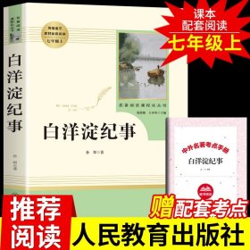 白洋淀纪事 名著阅读课程化丛书（统编语文教材配套阅读）七年级上