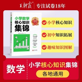 2023王朝霞小学核心知识集锦数学基础知识大盘点一二三四五六年级小学知识大全考试总复习小升初衔接工具书数学小学通用