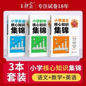 2023王朝霞小学核心知识集锦数学基础知识大盘点一二三四五六年级小学知识大全考试总复习小升初衔接工具书数学小学通用