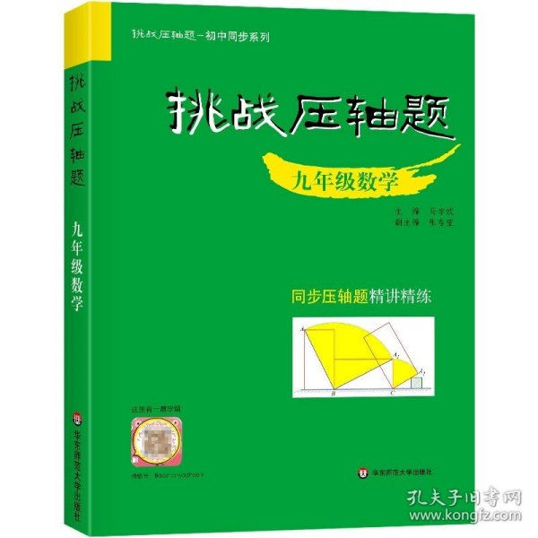 正版全新初中通用/九年级 数学压轴题 2024新版挑战压轴题中考数学物理化学入门篇精讲篇强化篇专项训练必刷题初中总复习中考数学压轴题