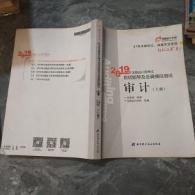 注会会计职称2019教材辅导东奥2019年轻松过关一《2019年注册会计师考试应试指导及全真模拟测试》审计（上下册）