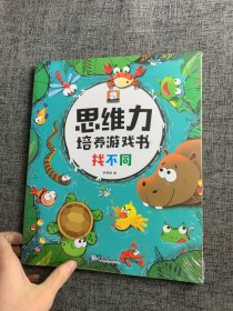 思维力培养游戏书全套4册 找不同书图画捉迷藏侦探推理书找规律思维训练书