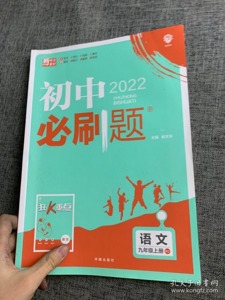 理想树2020版初中必刷题语文九年级上册RJ人教版配狂K重点