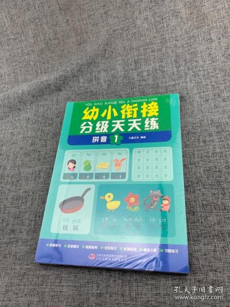 幼小衔接分级天天练-拼音练习（全3册） 每天一练由浅入深 轻轻松松上小学