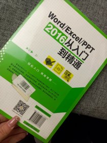 Word/Excel/PPT 2016从入门到精通：职场高效办公三合一