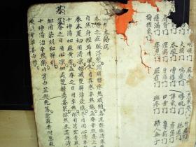 C1431，清精钞本医学理论古籍，大开本线装一厚册全部写满，分门别类大量病症病因和对症治疗药方。