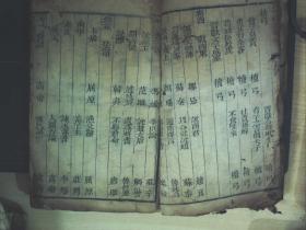 C1605，清嘉庆精刻本：古文释义，存大开本线装2厚册卷1、2 卷7，刻印精良，有朱笔圈点