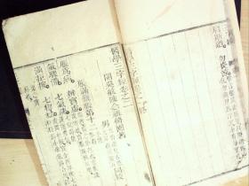 C1399，清精刻本医学古籍：医学三字经，大开本线装一厚册4卷全。