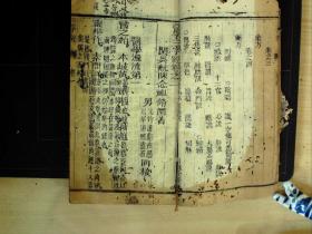 C1469，清恒书堂精刻本医学古籍：医学三字经，线装一厚册4卷全，刻印不错