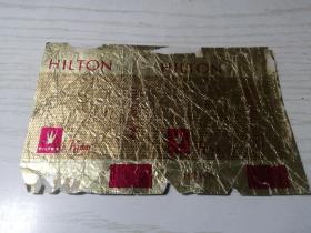 老烟标---HILTON（希尔顿）外烟 烟纸 横标