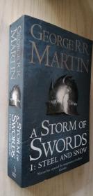 【英文原版】George R. R. Martin A Storm of Swords 1：Steel and Snow 乔治·马丁 冰与火之歌 卷三 冰雨的风暴 1 钢和雪