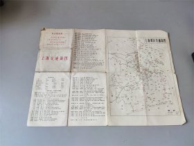 1974年上海市区交通简图