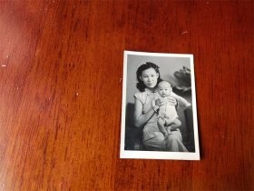 民国时期拍摄的母子合影老照片