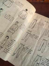 1969年青岛市轻工业系统服装出口服务组《服装量裁》