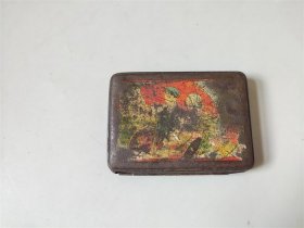 五十年代上海美亚五金厂出品火柴烟盒一体两用铁盒