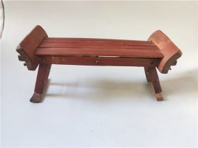 民国时期竹制老枕凳