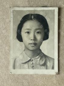 老照片，1954年，上海美女