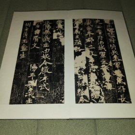 大名品     精装裱       清中晚期 原石精拓《张猛龙碑》一册全