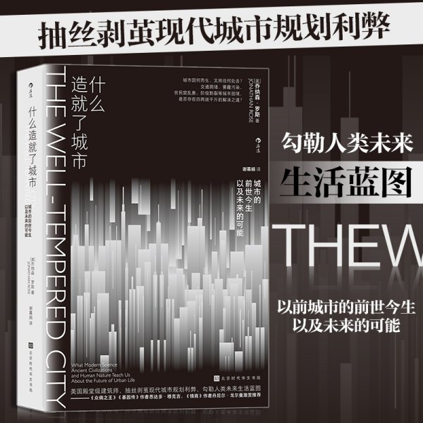 什么造就了城市：交通拥堵、雾霾污染、贫民窟乱象、阶级割裂等城市困境，是否存在四两拨千斤的解决之道？