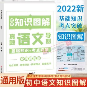 图解初中基础知识大全语文重难点手册全套训练及考点突破初中生初一初三复习资料教辅知识点知识清单资料包知识集锦基础知识手册