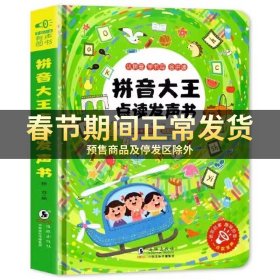 拼音大王点读发声书 拼音拼读训练声母韵母会说话的早教有声书早教点读发声书0-3-6岁幼儿启蒙早教书幼小衔接学前训练拼音神学习器