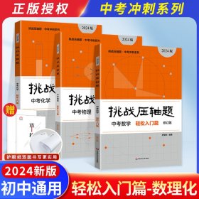 2019 挑战压轴题·中考数学－轻松入门篇