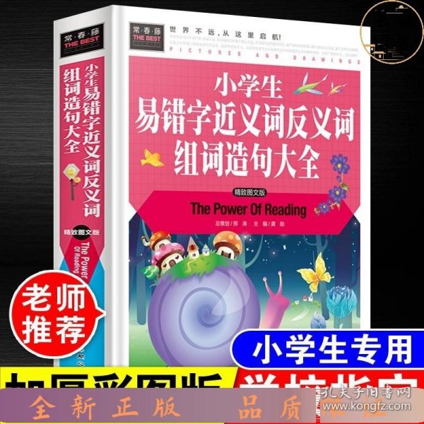 常春藤：小学生易错字近义词反义词组词造句大全