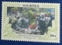96年毛里求斯邮票：保护环境（海底生物）