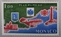 摩纳哥邮票：沿海水域保护协议-参加协议的三个城市（散票）