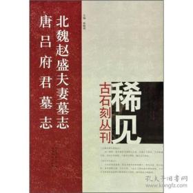 稀见古石刻丛刊:北魏赵盛夫妻墓志唐吕府君墓志