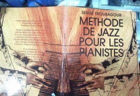 原版乐谱 serge troubadour methode de jazz pour les pianistes 正版现货0477Z