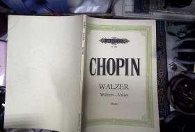 原版乐谱  Chopin walzer waltzes-valses  正版现货0477Z