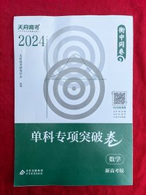 衡中同卷 2024单科专项突破卷 数学（新高考版）