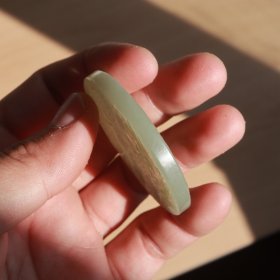 清代 蝙蝠祥云福寿纹玉佩 和田玉 古玉老玉器玉石 古董文玩